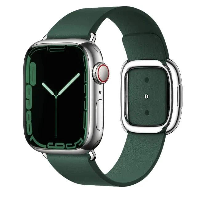 Elegant leather strap by MANDOTOS with a sleek design, perfect for watch bands or accessories.