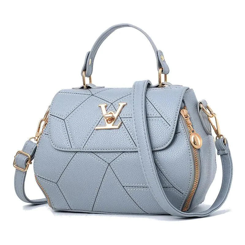 Elegant leather tote bag from MANDOTOS with sleek design and sturdy handles, perfect for everyday use.