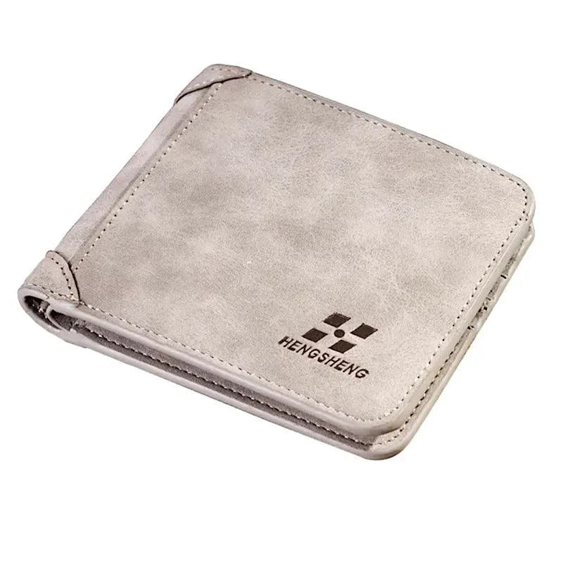 Mandotos Elite Fold Leather Wallet showing multiple card slots and sleek brown leather finish.