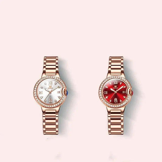 Mandotos waterproof ladies watch for women with a stylish explosion-themed design and durable water-resistant features.