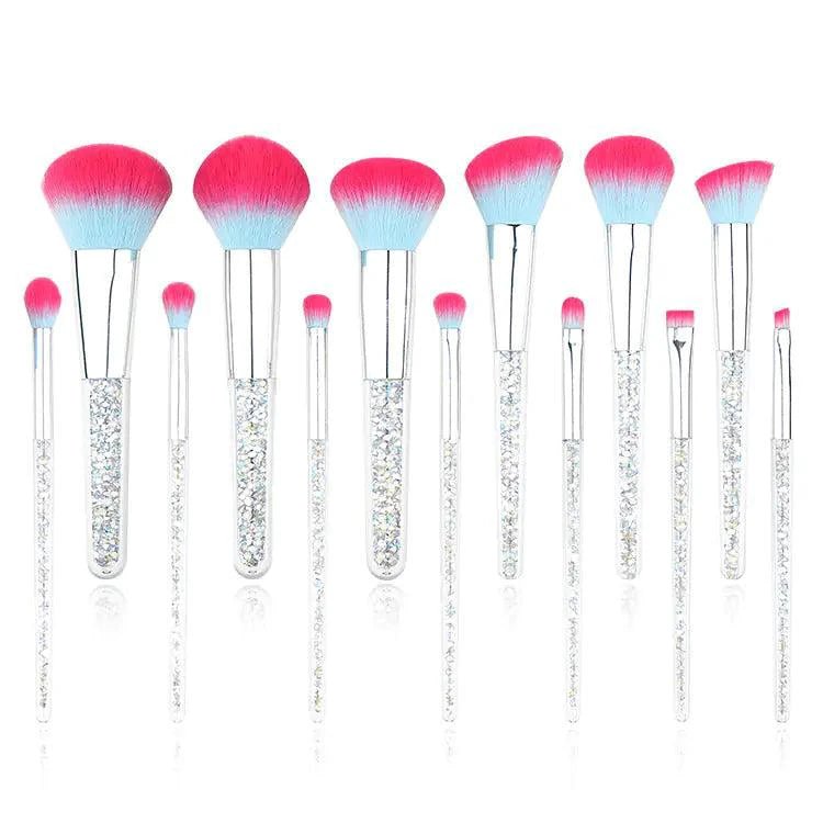 Mandotos Frost Candy vegan makeup brushes set with luxurious, eco-friendly tools for flawless makeup application.