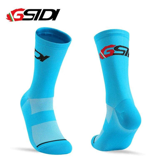 Mandotos GSidi new cycling socks with high-quality compression for men and women, suitable for outdoor biking and running sports.