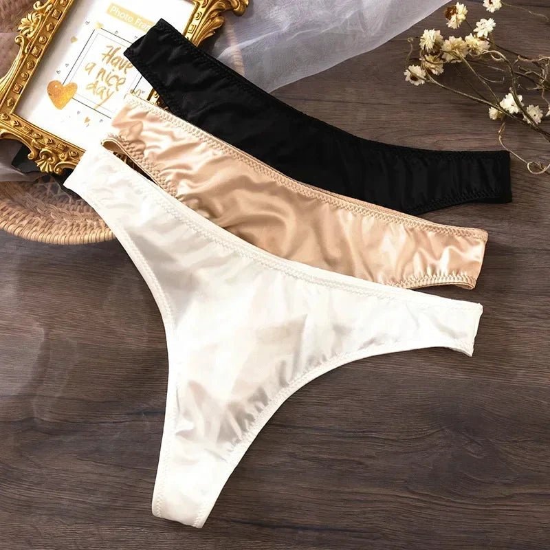 Mandotos ice silk women's panties, low waist seamless underwear with quick-drying, breathable, skin-friendly fabric.