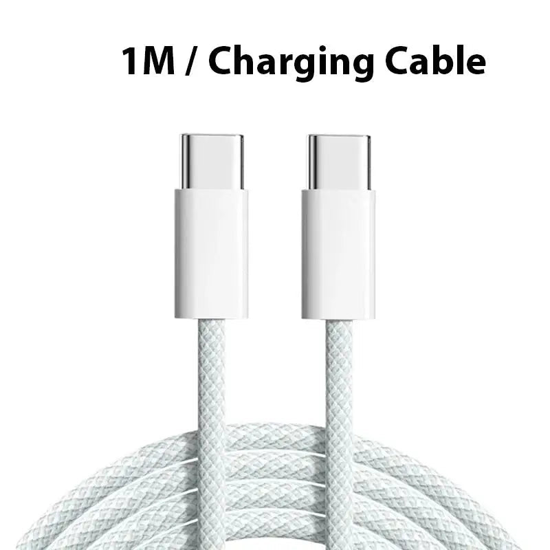 Mandotos International 40W PD fast charger for iPhone 11-16 Pro Max and iPad Air, USB-C quick charge adapter showing port and design.