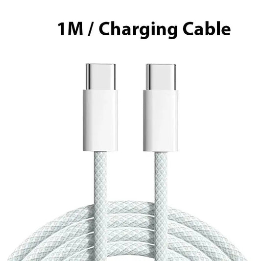 Mandotos International 40W PD fast charger for iPhone 11-16 Pro Max and iPad Air, USB-C quick charge adapter showing port and design.