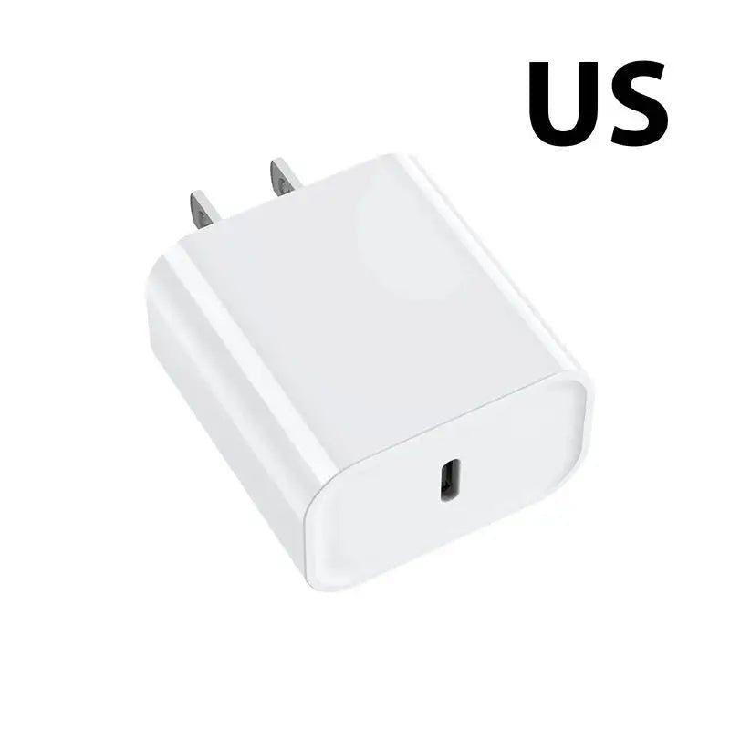 MANDOTOS 40W PD fast charger for iPhone 11-16 Pro Max and iPad Air, with USB-C port and quick charge technology.