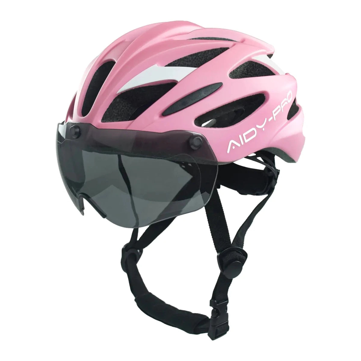 Mandotos International AIDY-PRO youth cycling helmet with goggles, adjustable fit and ventilation for safe, comfortable biking.
