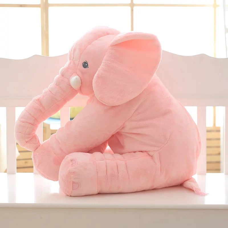 Soft plush Cuddly Elephant Sleep Pal by MANDOTOS INTERNATIONAL, featuring a cute, cuddly elephant toy perfect for bedtime comfort.