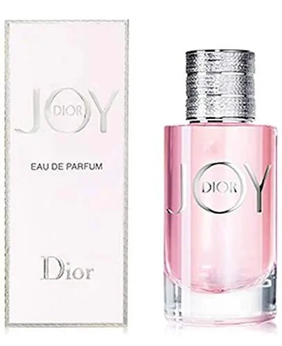 Dior Joy women's perfume spray 3.0 oz by Mandotos International, elegant bottle with floral design and silver cap