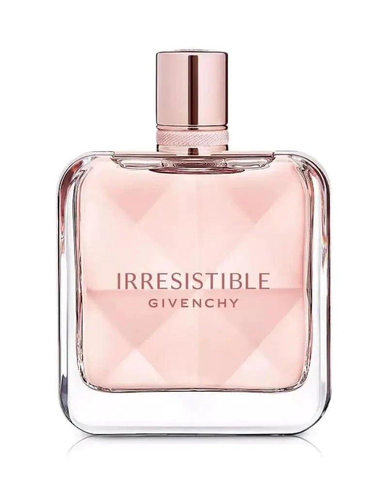 Givenchy Irresistible Eau De Parfum spray for women, 4.2 ounces, with a sleek bottle and elegant design.