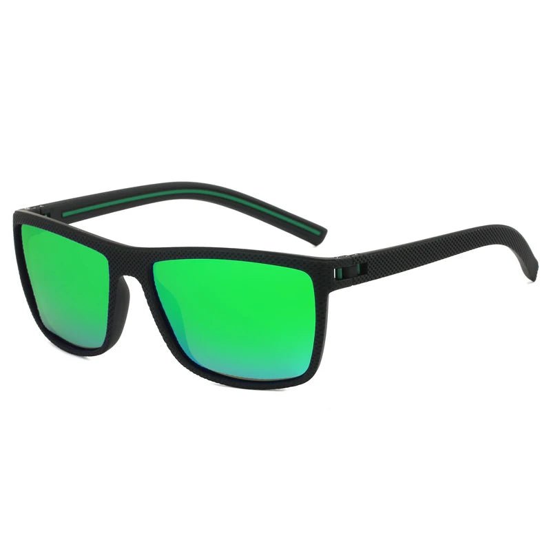 Men's black metal framed fashion sunglasses with TAC lenses, suitable for day and night driving and stylish daily leisure wear.