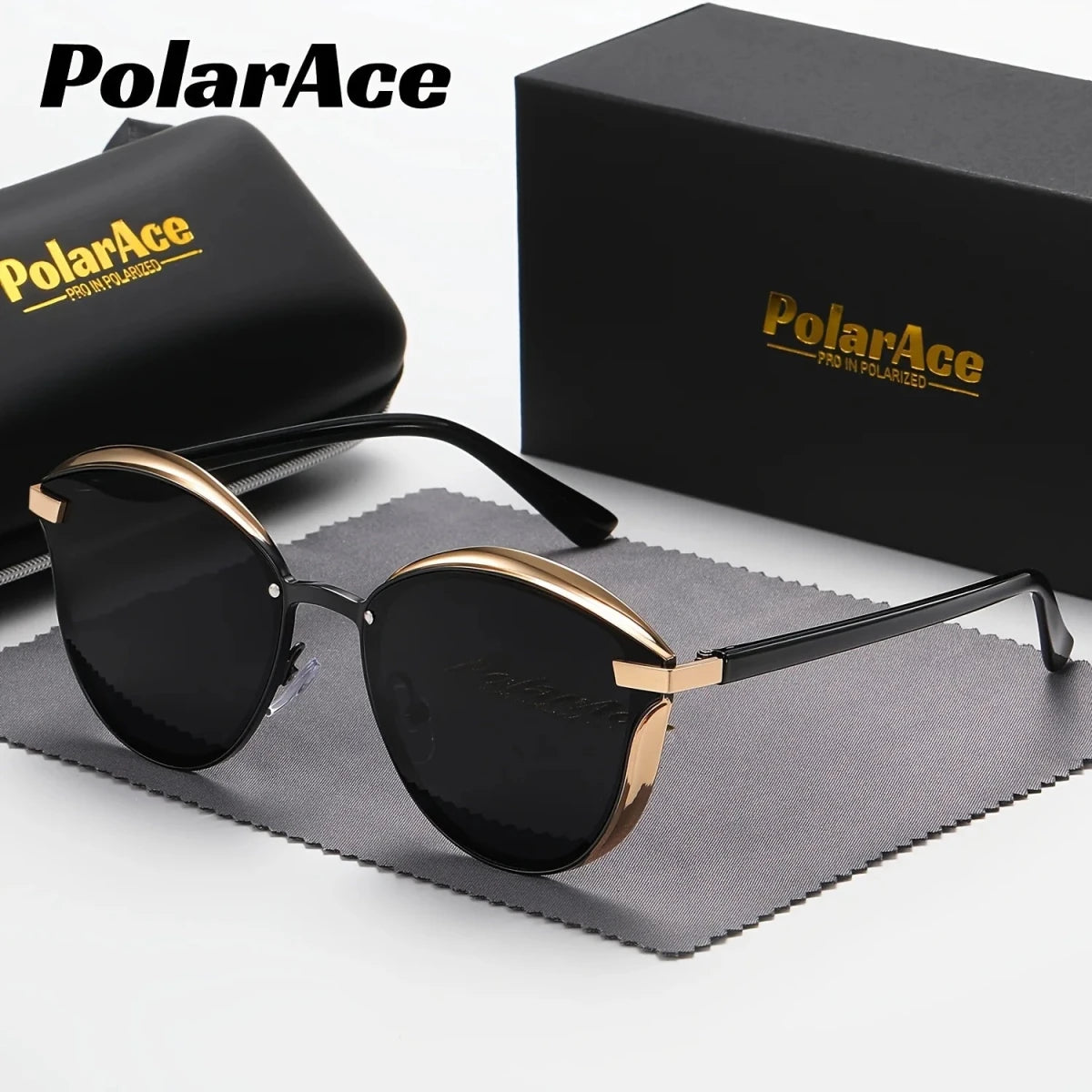 Mandotos International polarized fit-over sunglasses for women with thin temples, anti-glare sunshades ideal for driving.