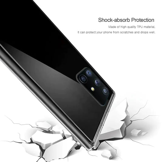 Mandotos International Samsung Galaxy S24 Ultra Plus complete protection kit with screen protector and phone case.