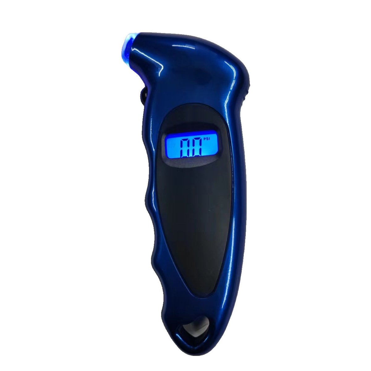 Mandotos International Smart Tire Pressure Monitor displaying digital readings on a vehicle dashboard.