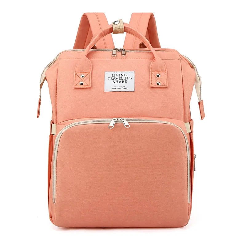Large capacity Mommy Bag by MANDOTOS featuring multiple compartments and durable fabric for everyday parenting essentials