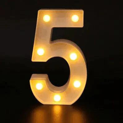 Mandotos luminous letter lights spelling out a word, soft glow, mounted on a wall, decorative LED alphabet lighting for room decor