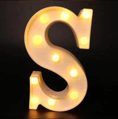 Mandotos luminous letter lights spelling out words, ideal for home decor and ambient lighting with a warm glow.
