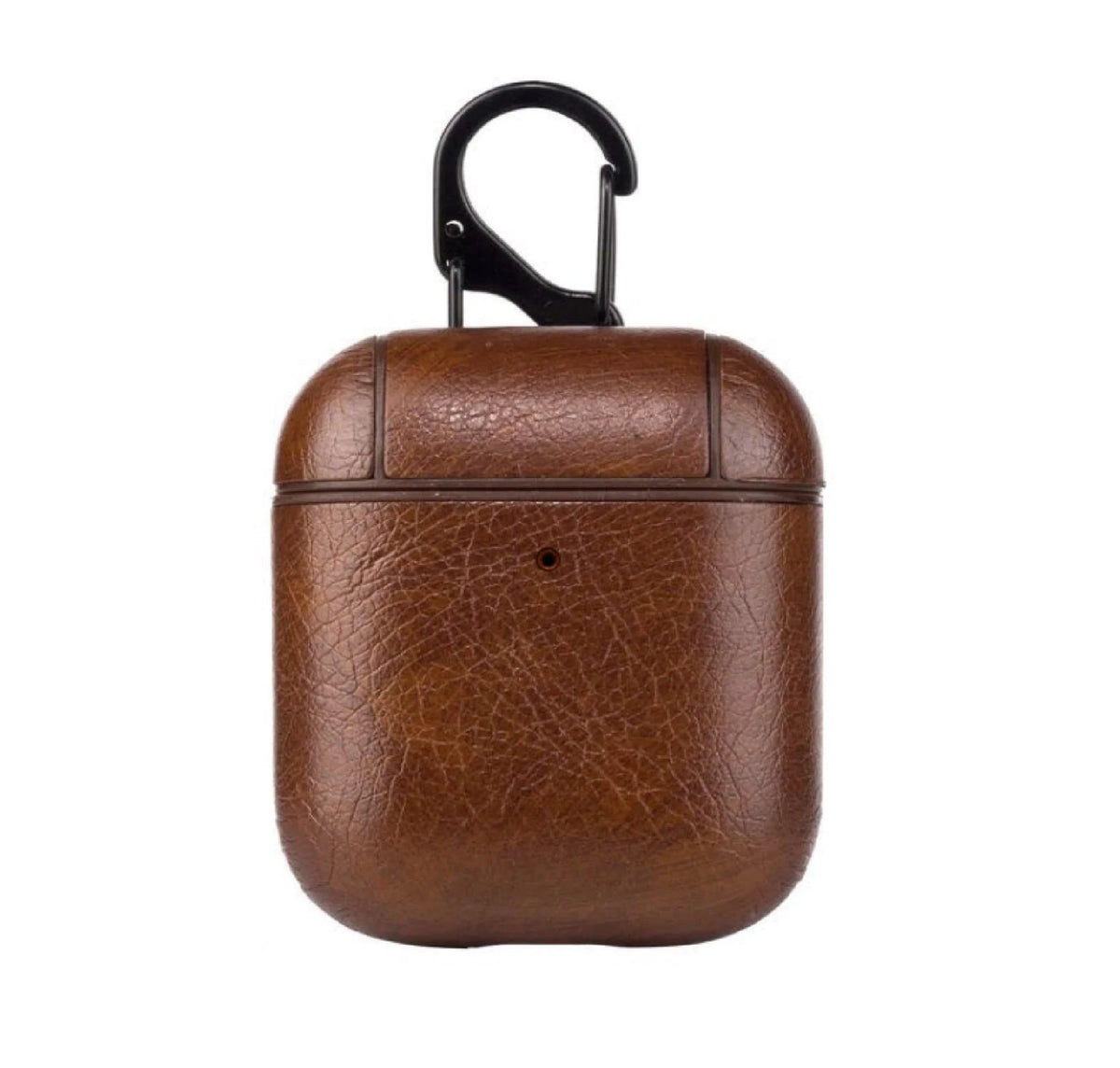 Luxury AirPods leather protector by MANDOTOS, showcasing a sleek, high-quality leather case for AirPods with precise fit and premium finish.