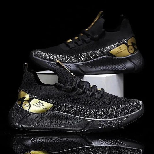Men's athletic trainer shoes by MANDOTOS featuring a sleek design with breathable fabric and supportive sole.