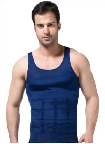 Men's MANDOTOS Contour Shaper Vest, seamless design with supportive fit, designed to enhance body shape and provide comfort.