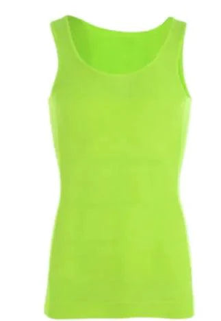 Mandotos men's contour shaper vest shown flat, smooth fabric, close fit, designed to shape and support the torso.