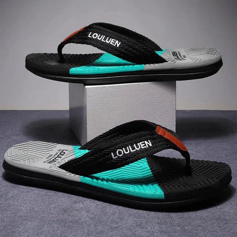 Men's elegant comfort sandal by MANDOTOS, featuring sleek design and cushioned footbed for stylish everyday wear.