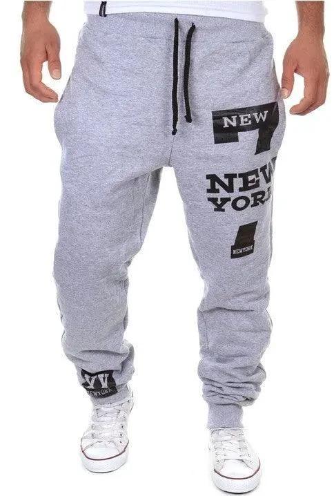Men's Joggers by MANDOTOS featuring a comfortable fit, elastic waistband, and casual style in neutral color.