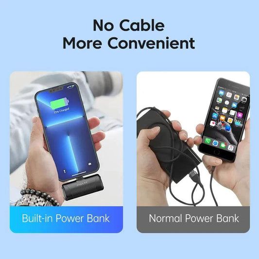 Mandotos Mini Power Bank 4500mAh portable charger with USB port and compact design for on-the-go device charging.