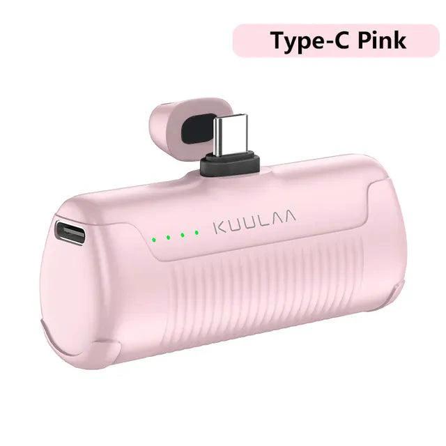 Mandotos Mini Power Bank 4500mAh compact portable charger with USB port for convenient device charging