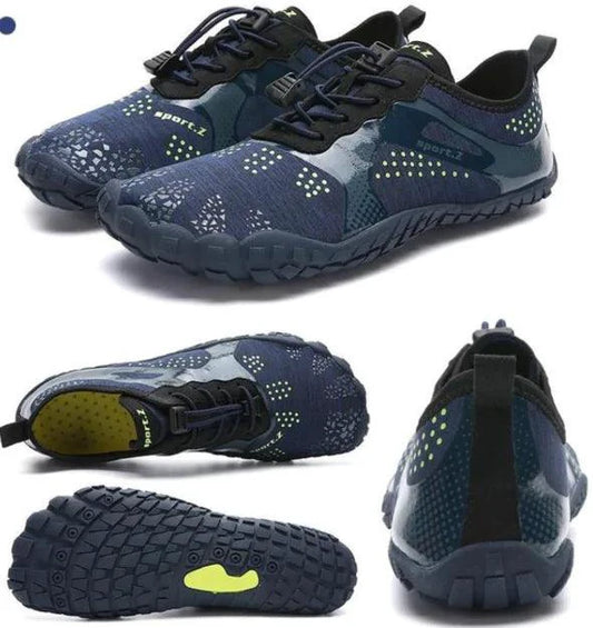 Mandotos outdoor hiking shoes with rugged soles and breathable upper, ideal for outdoor adventures and trail walking.