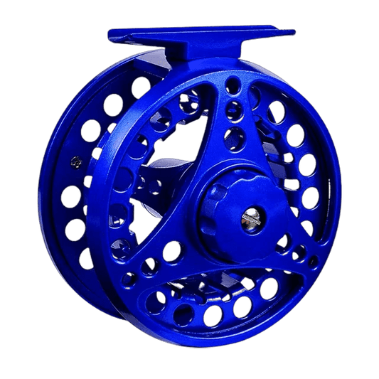 Mandotos Precision Cast Fishing Reel with metal spool and ergonomic handle for smooth casting and reeling.