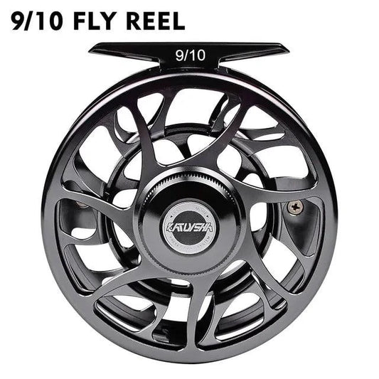 Mandotos Precision Fly Caster Reel with ergonomic handle and spool for smooth casting, designed for freshwater fly fishing.