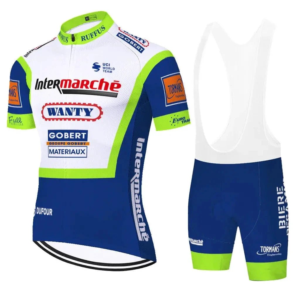 Mandotos Quick-Dry Bike Suit in black with fitted design, suitable for cycling and outdoor activities