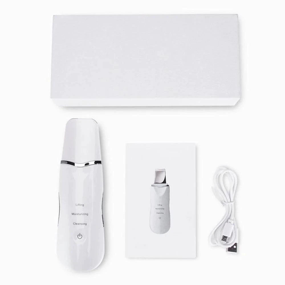 Mandotos RadiantGlow Ultrasonic Skin Scrubber for deep facial cleansing and skin revitalization.
