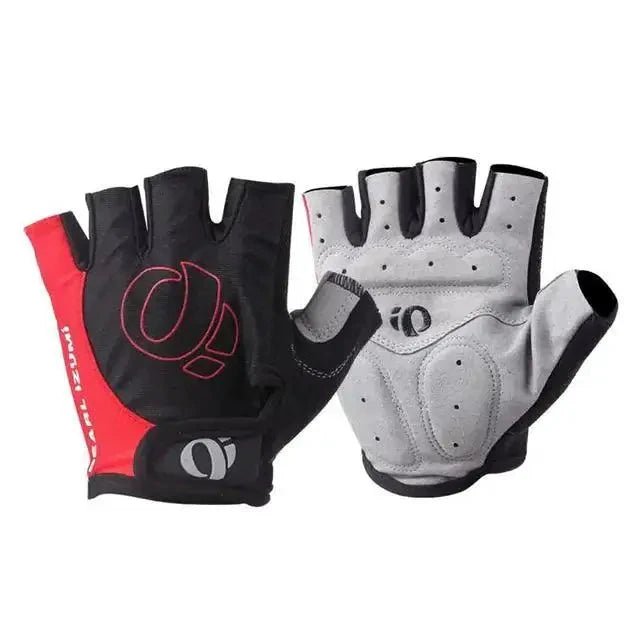 Mandotos RideGrip cycling gloves with padded palms and adjustable wrist straps for comfortable biking.