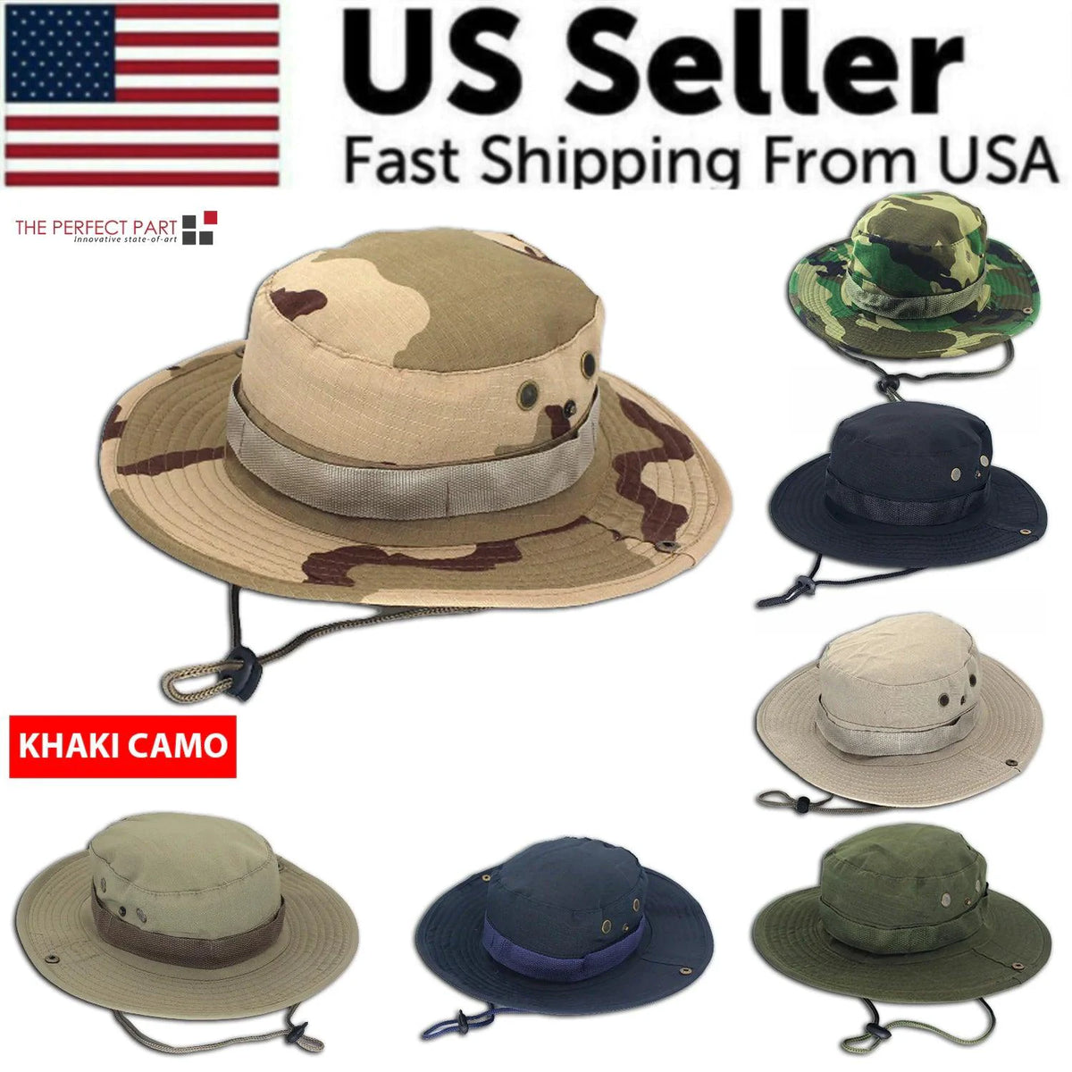Mandotos safari camo sun hat with mesh boonie design, ideal for outdoor activities and sun protection.