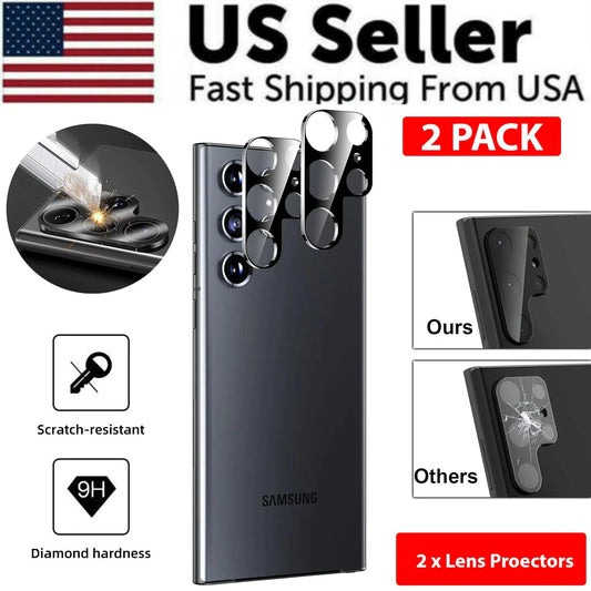 Mandotos Samsung S23 S22 Ultra screen protector, clear tempered glass with precise edge fit, designed for screen protection.