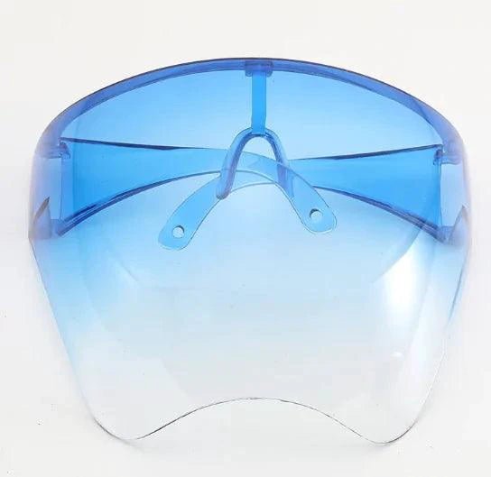 Mandotos shielding eyewear goggles with anti-fog safety glasses, clear lenses, and adjustable straps for protection.