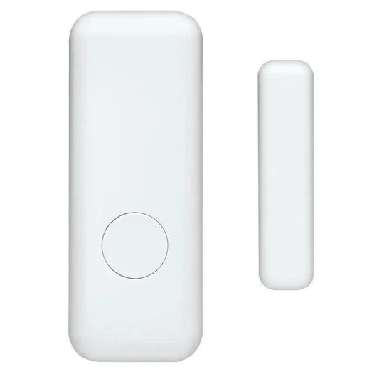 Wireless GSM door and window anti-theft alarm by MANDOTOS with sensors and control panel for security.