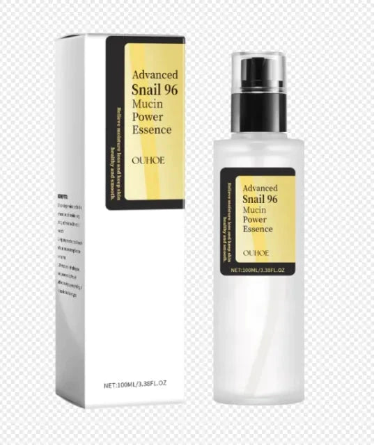 Mandotos Snail Revive Moisturizer jar with cream inside, featuring a sleek design and label highlighting snail extract for skin hydration.