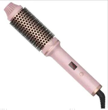 Mandotos Thermal Curl Styler Brush with heated barrel for creating natural curls and volume in hair.