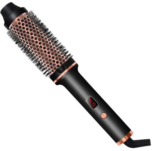 Mandotos Thermal Curl Styler Brush with ceramic barrel for creating smooth, defined curls and waves on all hair types.