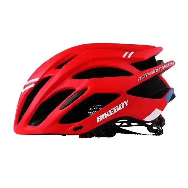 Mandotos TrailGuard adjustable bike helmet with ventilation and secure fit, shown in a side view with multiple vents and adjustable straps.