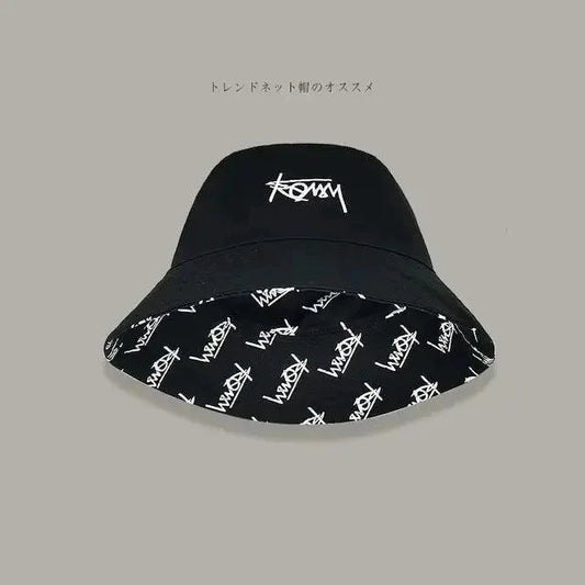 Mandotos tropical Vibes dual-style men's Hawaiian bucket hat with vibrant pattern, perfect for outdoor adventure and casual wear.