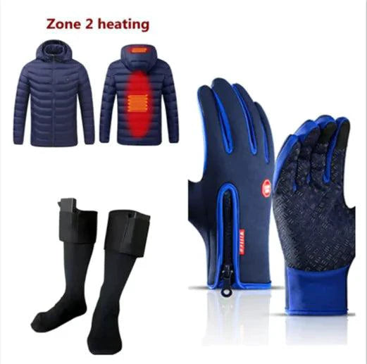 Mandotos WarmRide Touch Gloves in black, featuring touchscreen-compatible fingertips and cozy fleece lining for winter warmth.