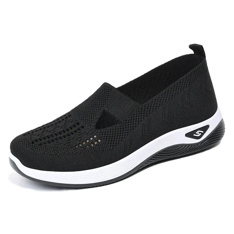 Women's Airy Mesh Sneakers by MANDOTOS featuring breathable mesh uppers and lightweight design for comfortable everyday wear.