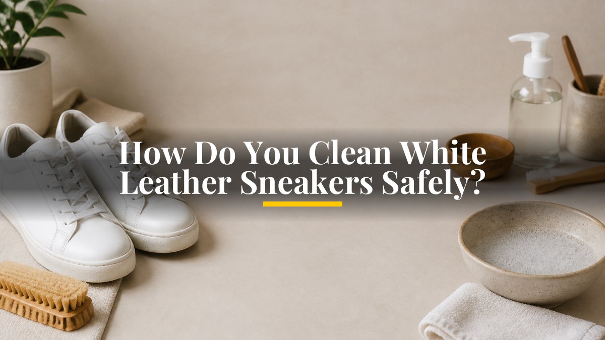 How Do You Clean White Leather Sneakers Safely?