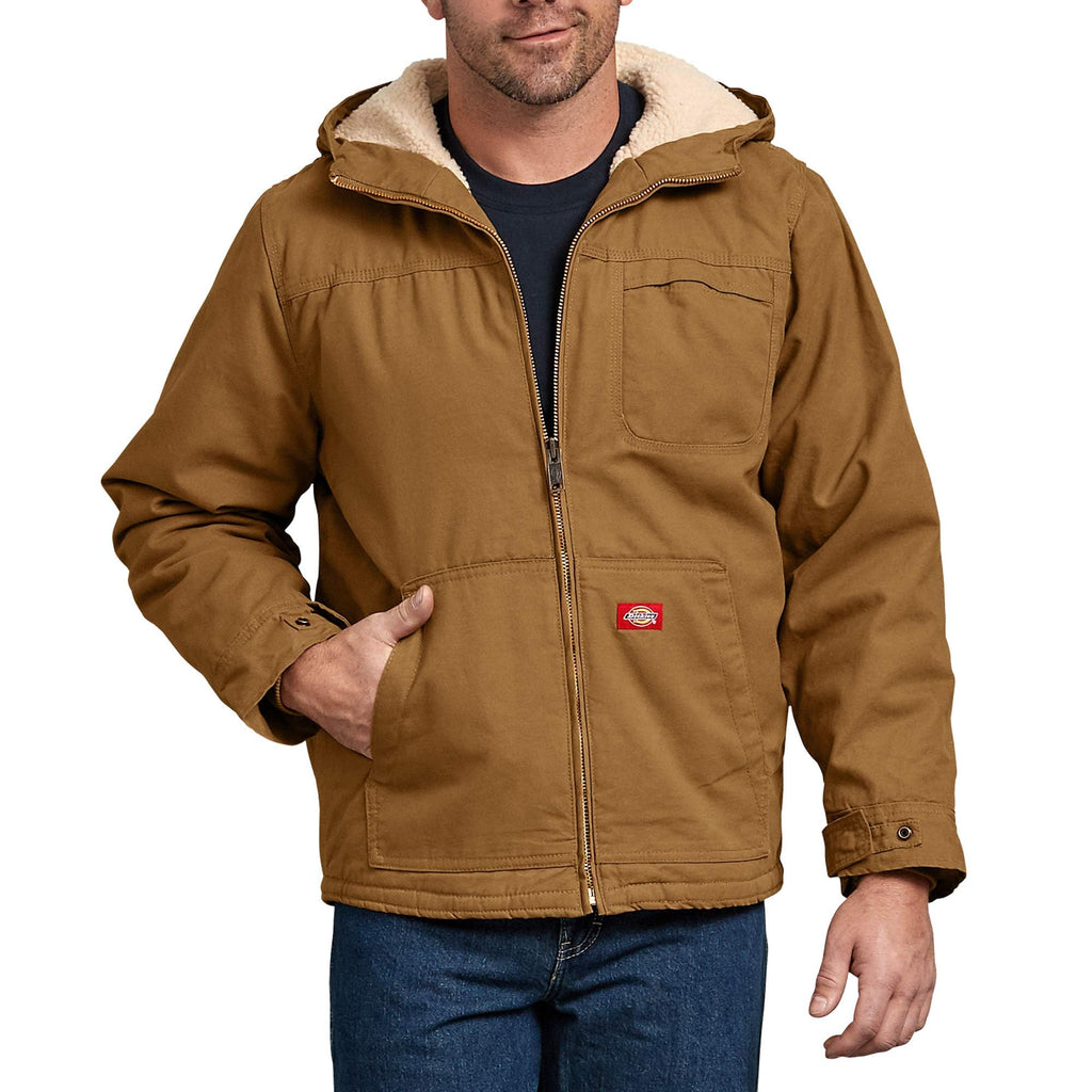 Dickies Mens Sherpa Lined Duck Jacket Medium