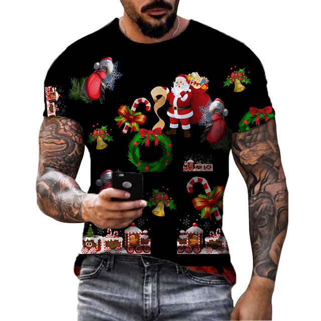 Festive Fun Men's Christmas Tee
