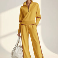 Women’s Casual Long Sleeve Two Piece Sports Set